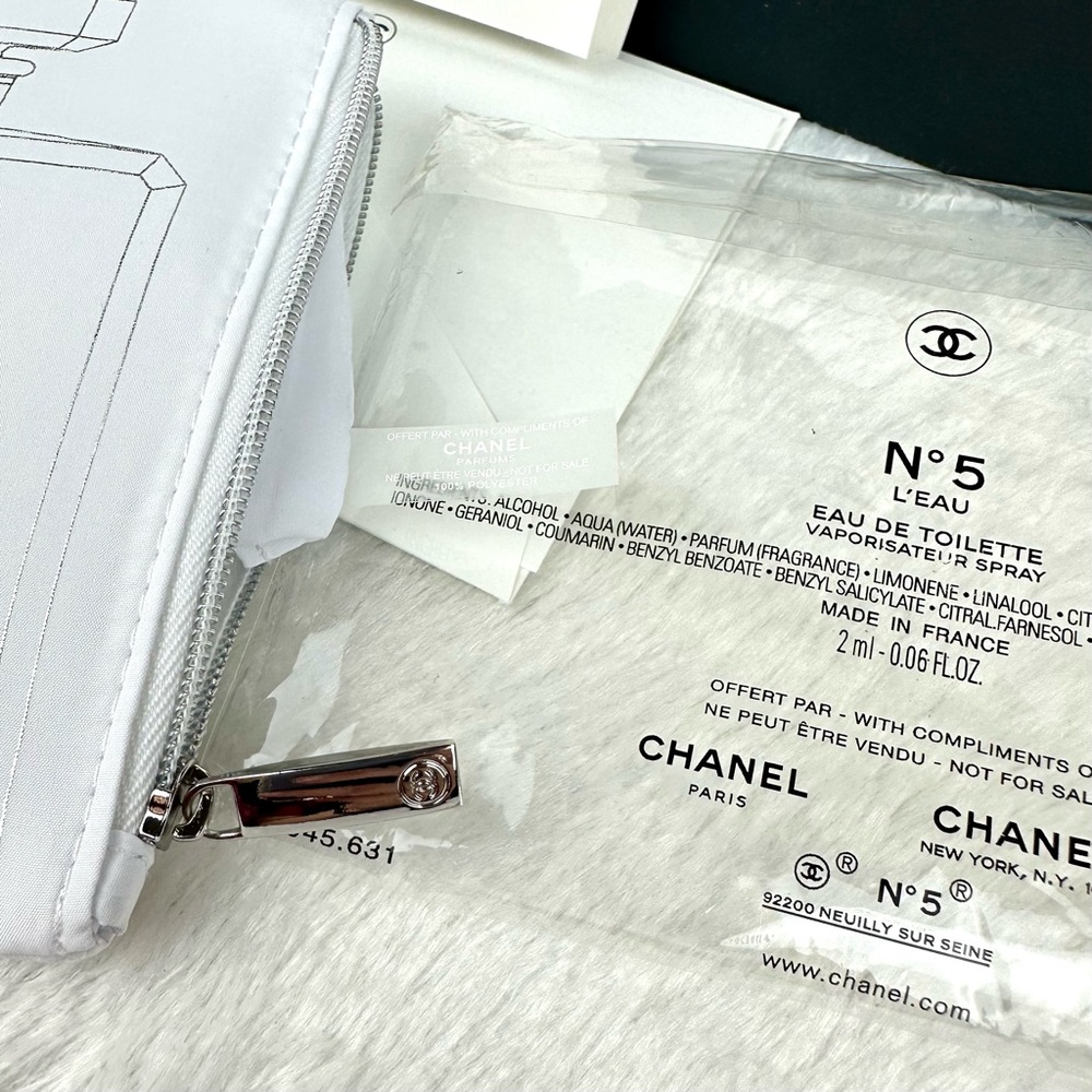 Chanel #5 card holder pouch wallet from the beauty line GIFT SET - Picture 4 of 6